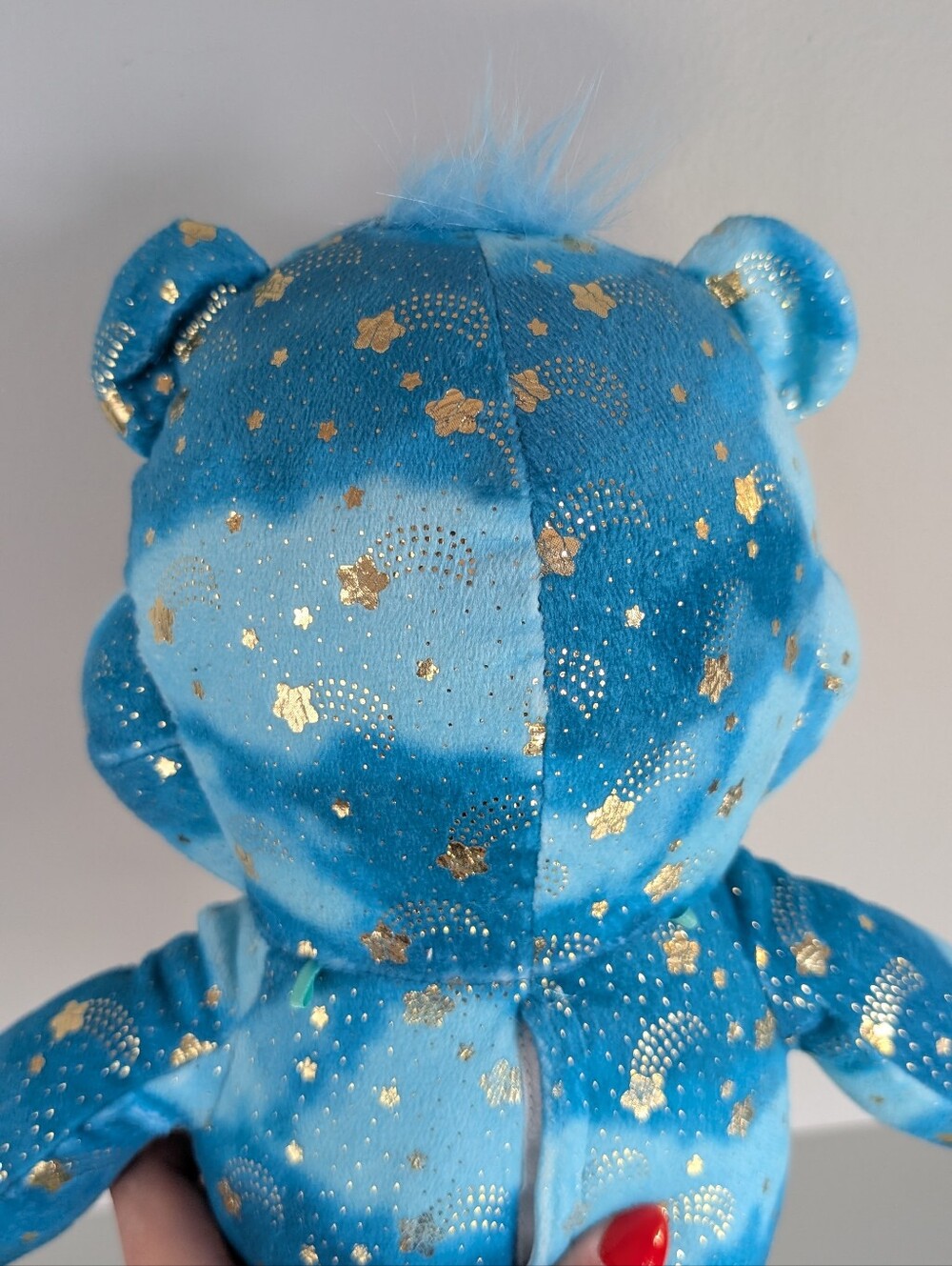 Care Bears Collector Edition Wish Bear, Gold Stars, Glowing Belly - Picture 4 of 14